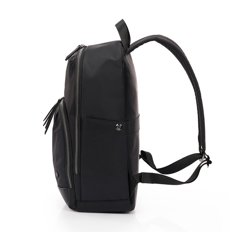 Balo laptop Mobile Solution Eco Classic V2 SAMSONITE - MỸ  Vải nylon với viền vinyl cao cấp và lớp phủ chống nước Dây đeo vai có đệm và có thể điều chỉnh linh hoạt Đai gài cần đẩy vali