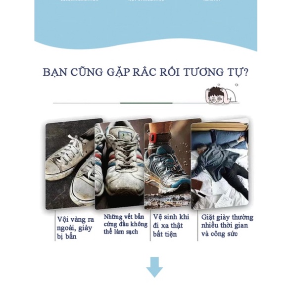 Chai xịt tẩy trắng giày dép túi xách Plac - đầu bàn chải