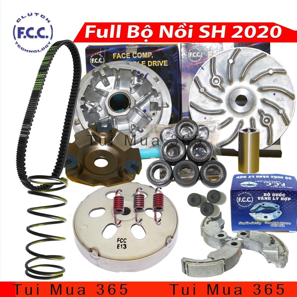 Full Bộ Nồi Trước, Nồi Sau dùng cho xe SH Việt 125-150 Đời 2020 Hãng FCC Công Nghệ Japan