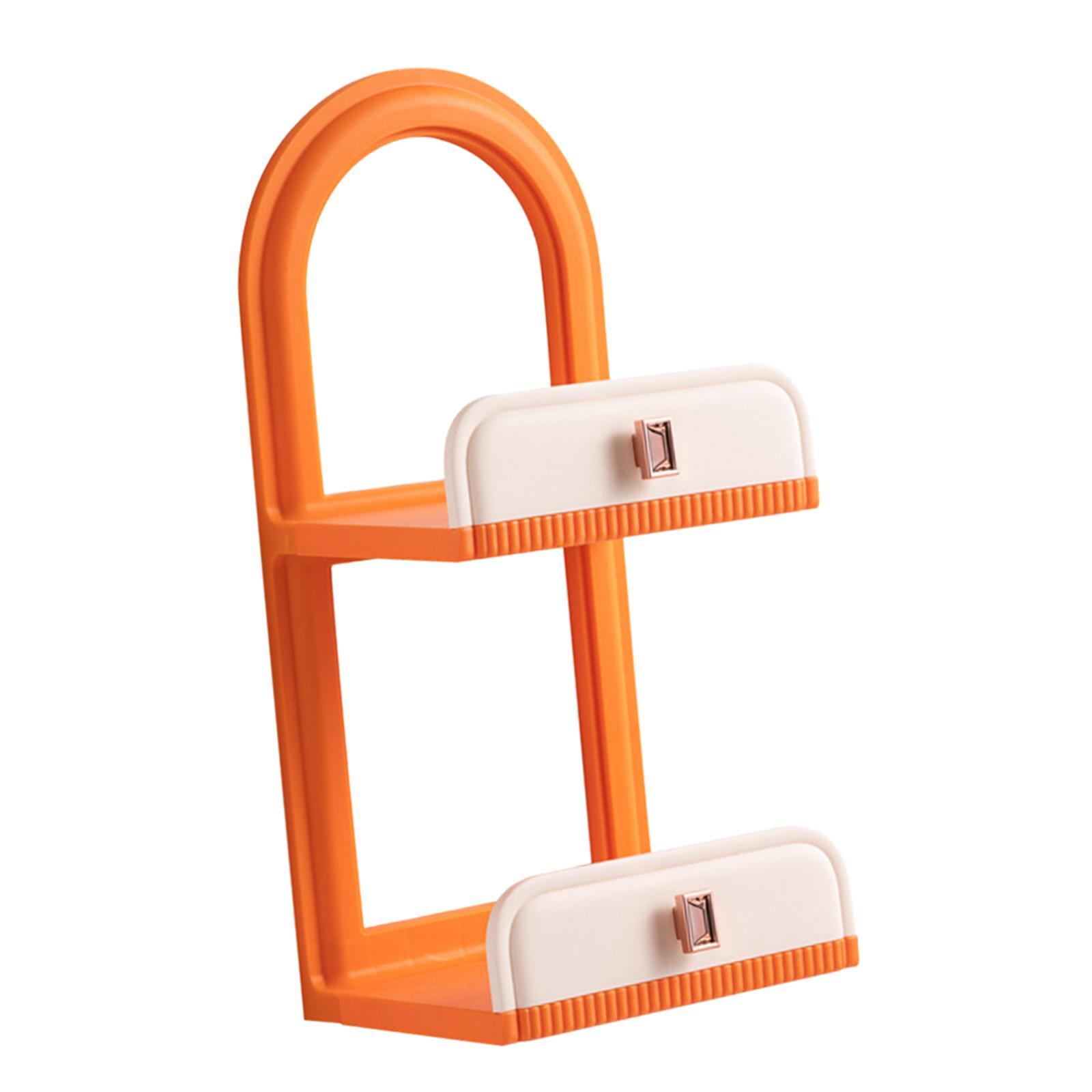 Wall Mounted Cosmetic Display Rack Cosmetic Holder Storage Shelf for Countertop