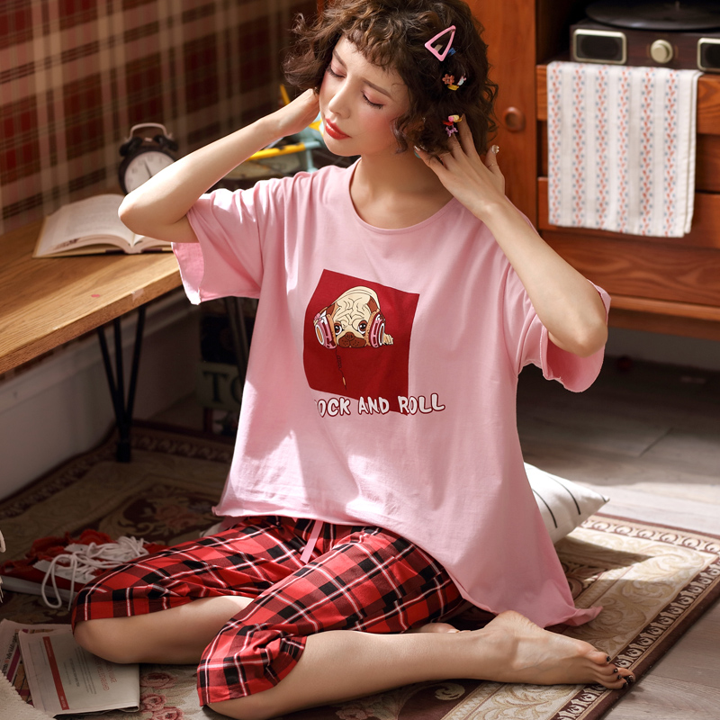 Đồ mặc nhà cotton quần lửng 6622