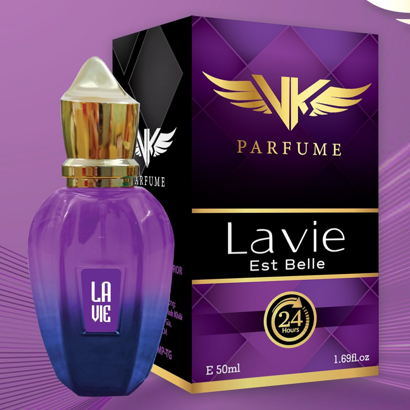 NƯỚC HOA KAT&amp;KEV LAVIE 50ML_SANG TRỌNG, THANH LỊCH CHO PHÁI ĐẸP (lưu hương liên tục 24h)