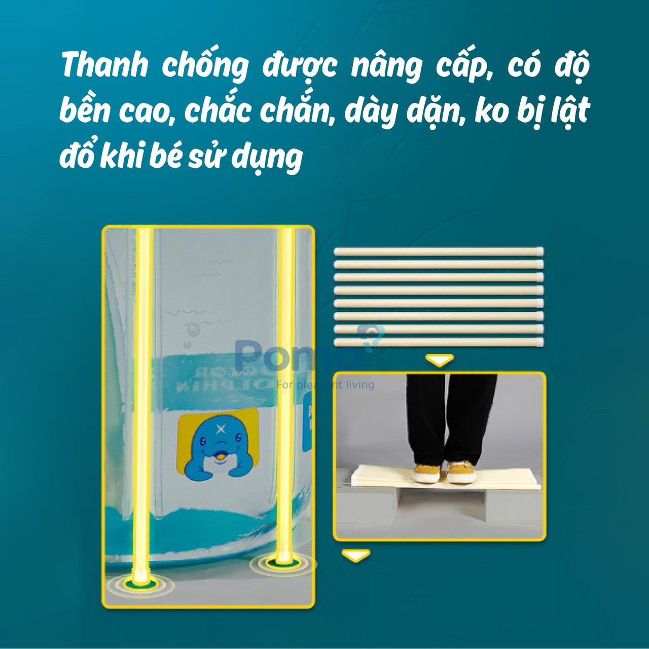 Bể bơi thành cao cho bé