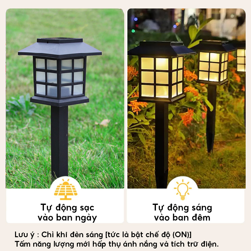 Đèn trang trí năng lượng mặt trời Hình ngôi nhà, tích kiệm điện, bóng siêu sáng, chống thấm nước - DA3135