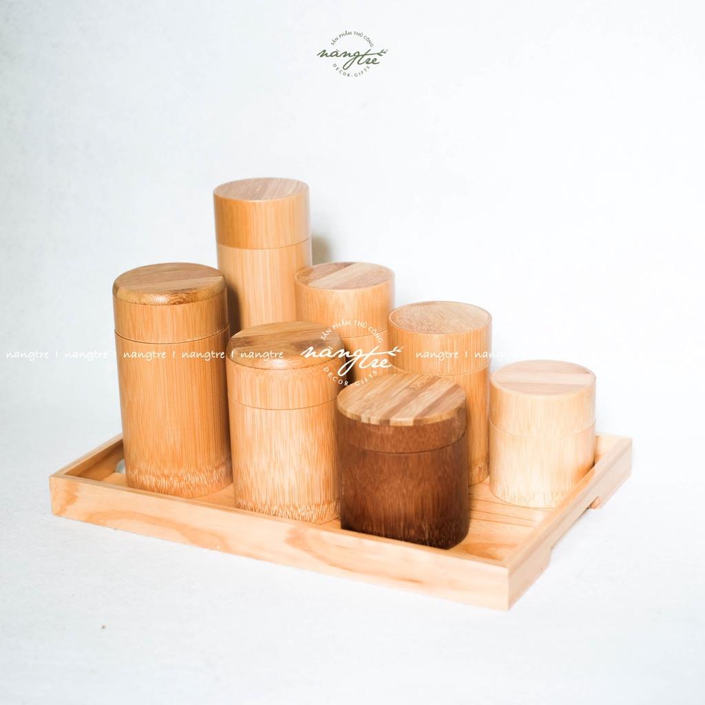 Hộp đựng bằng tre - hộp tre đựng trà - Bamboo tea box