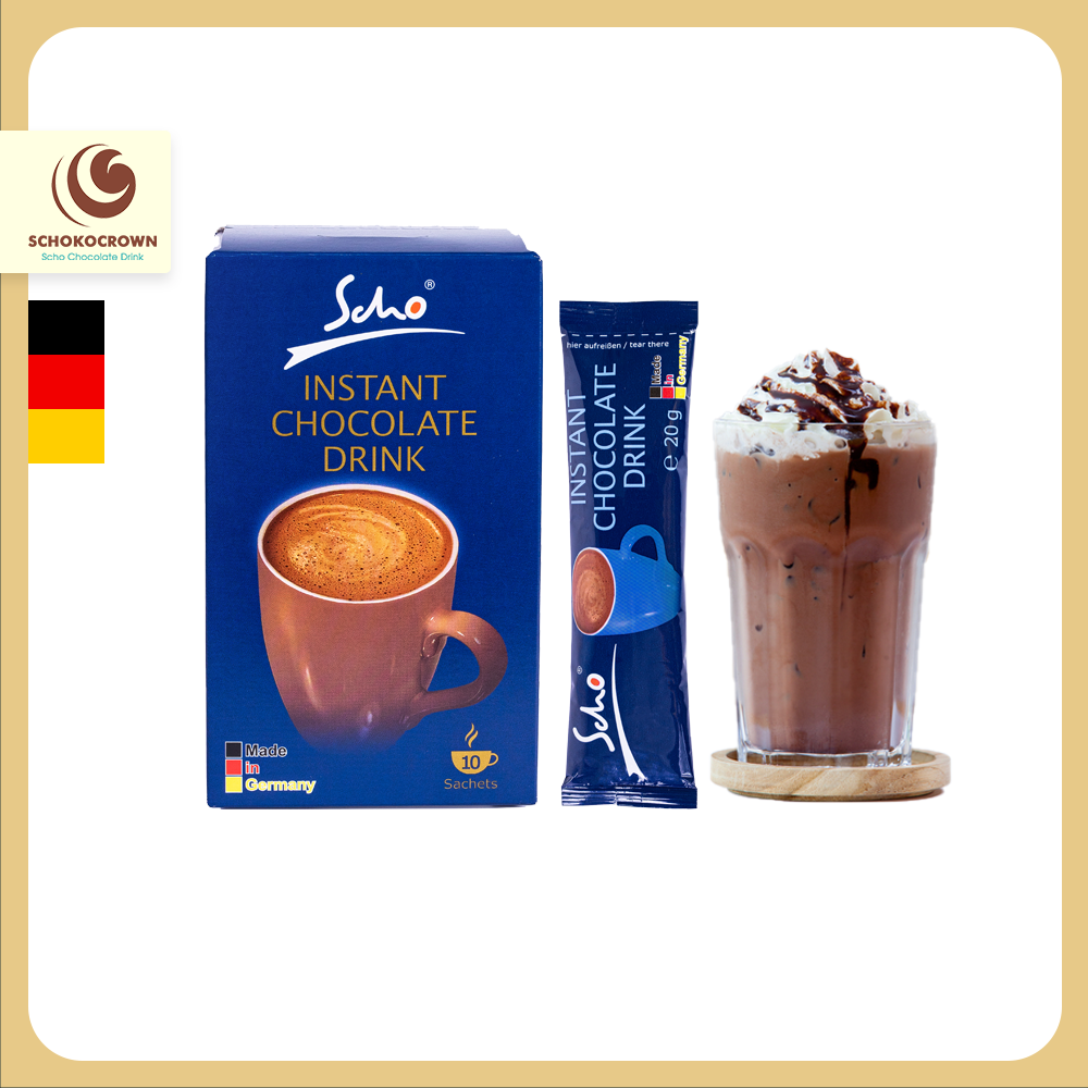 Bột Cacao Scho Creative Fusion - Chứa nhiều hạt sô cô la nhỏ, hương vị sô cô la sánh và đậm đà