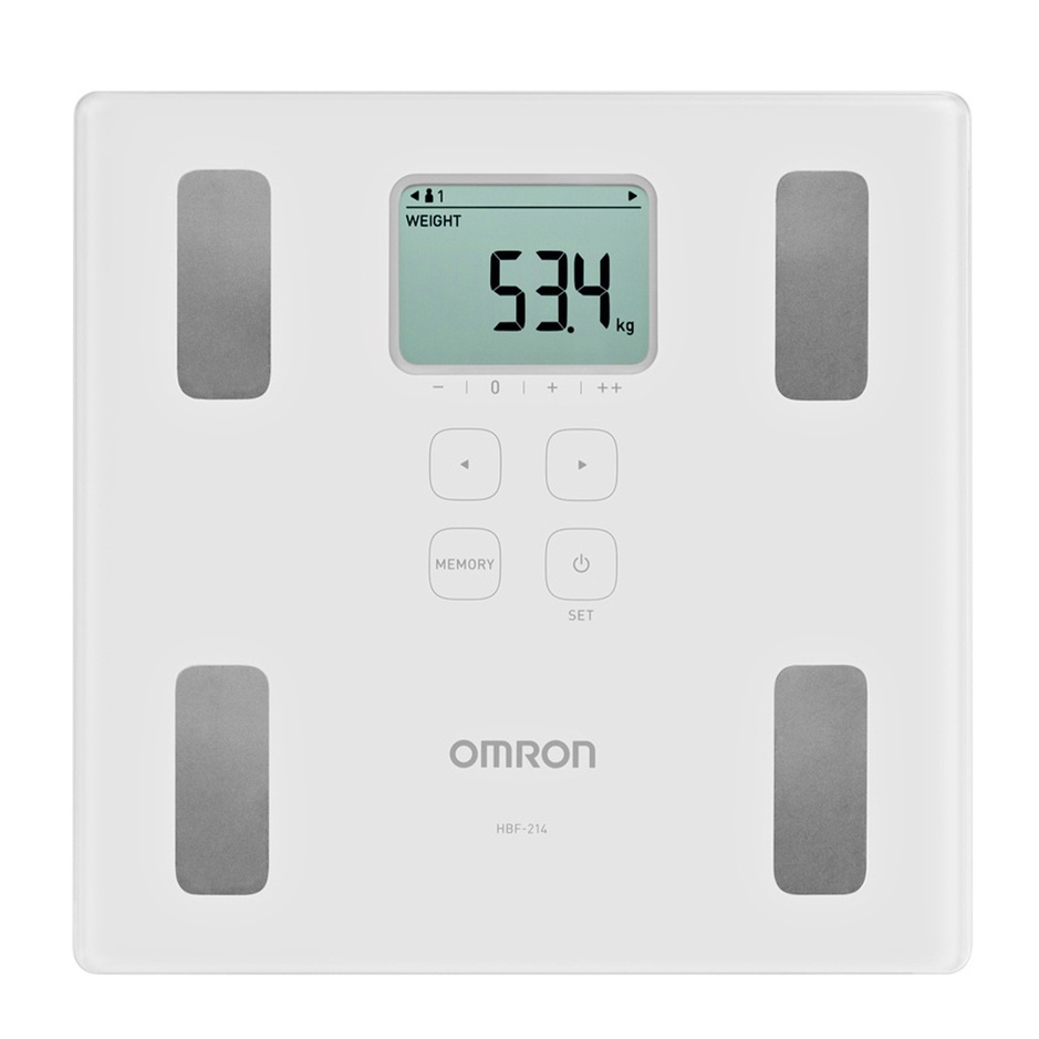 Cân Đo Lượng  Mỡ Cơ Thể Điện Tử  Omron HBF-214 ( Thương Hiệu Omron Nhật Bản )