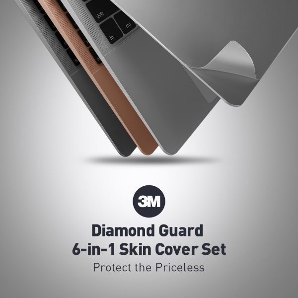 DÁN BẢO VỆ 3M INNOSTYLE (USA) DIAMOND GUARD 6-IN-1 SKIN SET CHO MACBOOK - HÀNG CHÍNH HÃNG