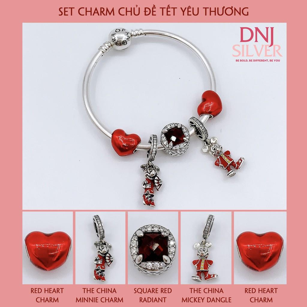 Vòng Bạc S925 ALE Cao Cấp - SET CHARM CHỦ ĐỀ TẾT YÊU THƯƠNG