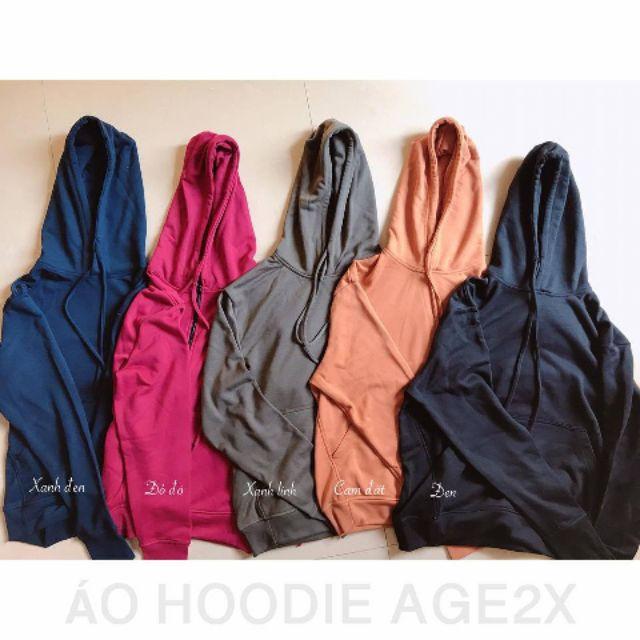 Áo hoodie unisex tay dài có nón