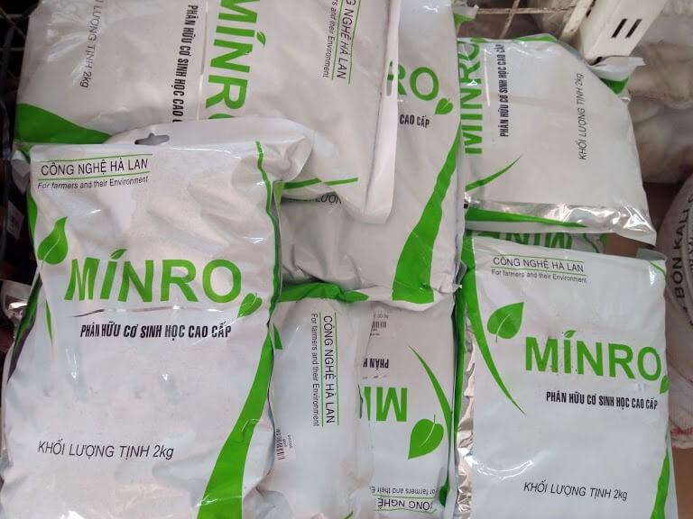 2 gói Phân bón hữu cơ sinh học cao cấp Hà Lan Minro gói 700g
