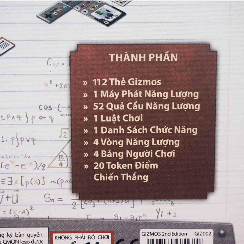 Bộ Trò Chơi Board Game Gizmos Chính Hãng - Cỗ Máy Tối Thượng Bản Quyền Tiếng Việt