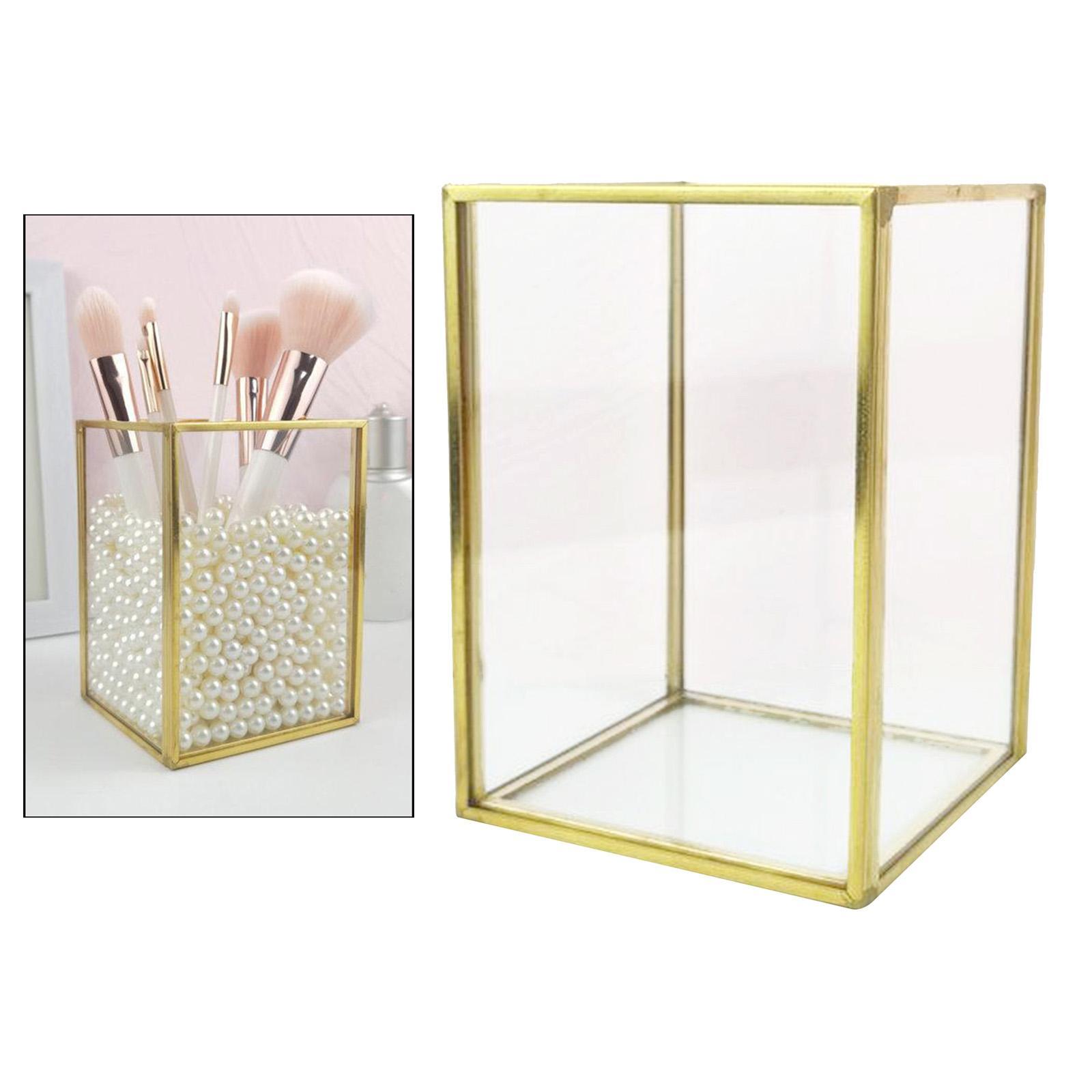 Desktop Organizer Pen Holder Cosmetics Makeup Brushes Display Stand Rack