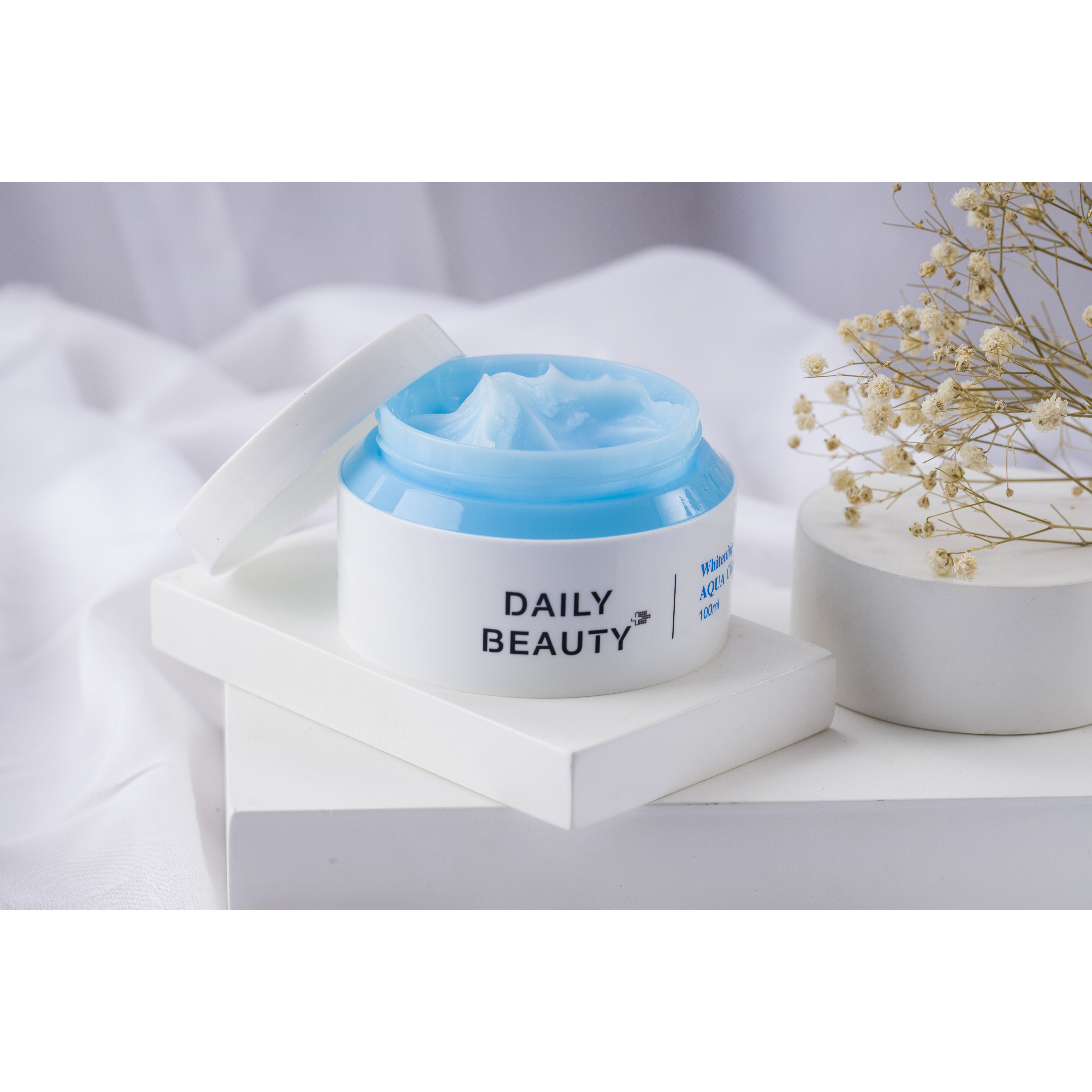 Combo 7 hộp Kem dưỡng Daily Beauty Intensive Anti-WrinKle Aqua Cream sản phẩm cấp nước cho da dầu nhập khẩu chính ngạch Hàn Quốc