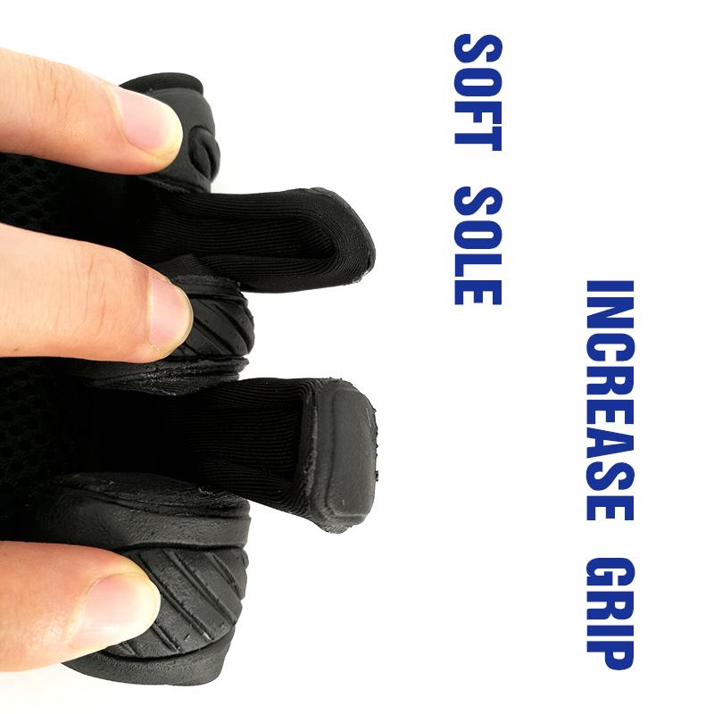 Findcool Năm Ngón Chân Trần Giày Nam Chạy Bộ Giày Đi Bộ Ngoài Trời Thoáng Khí Trọng Lượng Nhẹ Color: Black Shoe Size: 8