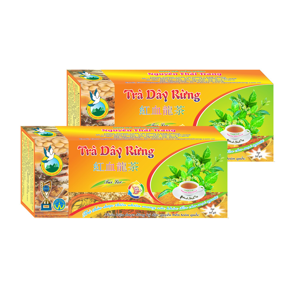 Combo 5 Hộp Trà Dây Rừng Sapa Hỗ Trợ Trị Viêm Loét Dạ Dày, Hành Tá Tràng (Hộp 50 Túi Lọc X 2g)- Nguyên Thái Trang – Thảo Dược Thiên Nhiên – Tốt Cho Sức Khỏe