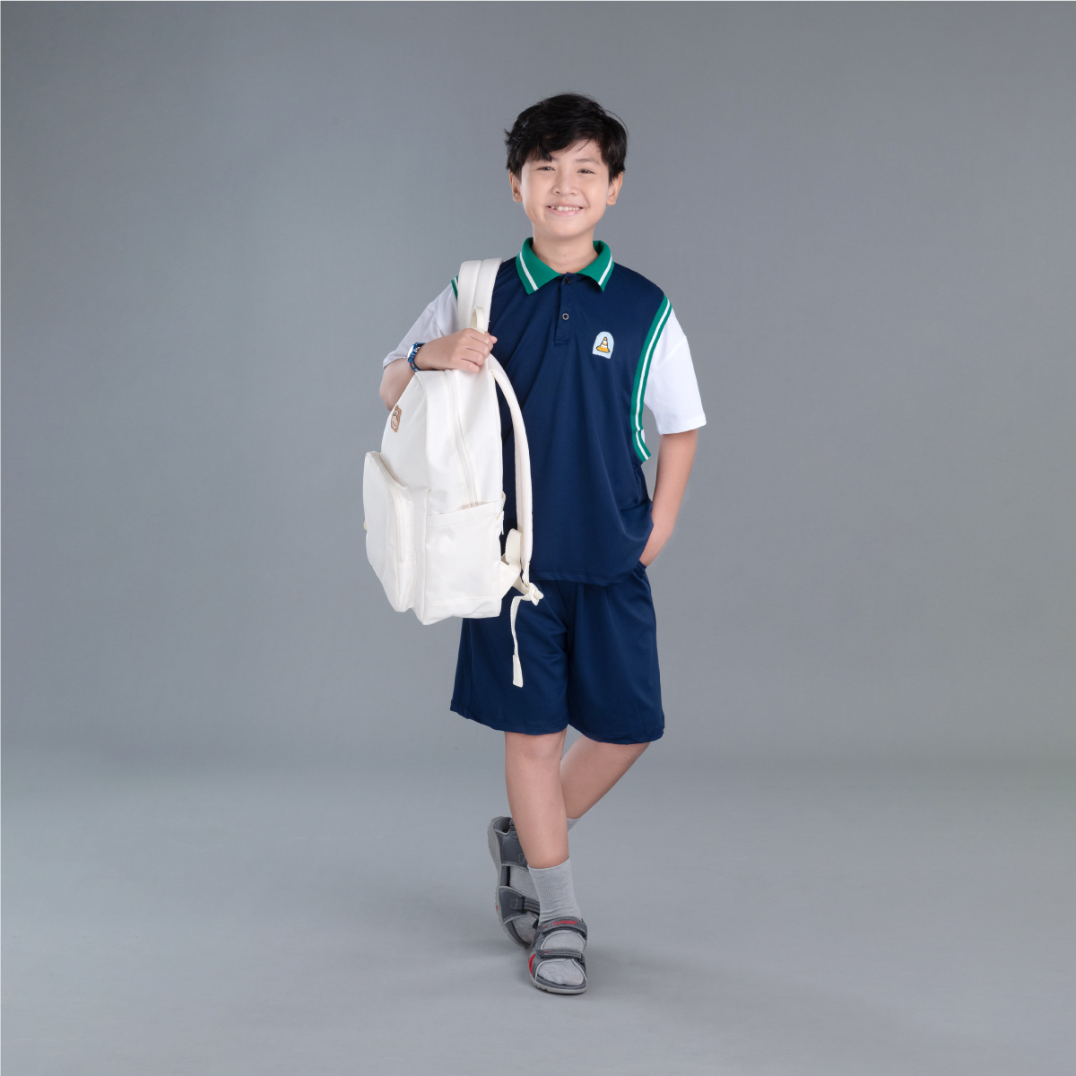 Ba Lô Mono Thời Trang Ivory Clever Hippo BMONO/IVORY
