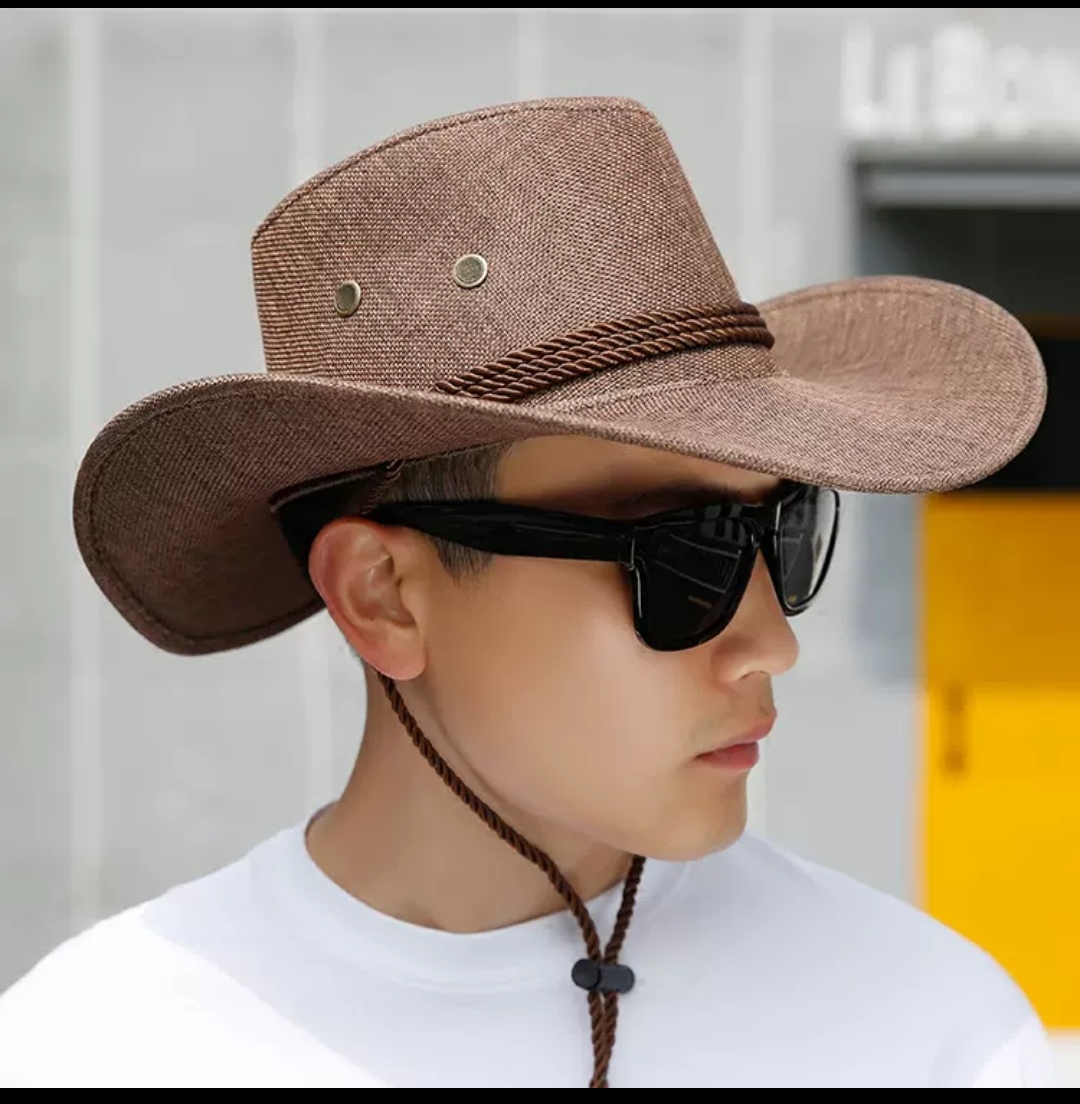 Nón mũ cao bồi nam nữ vành cong y hình. Chất liệu bố line. * Nón mũ cao bồi dành cho cả nam và nữ với thiết kế vành cong y hình. * Chất liệu của nón là bố line dona25060601