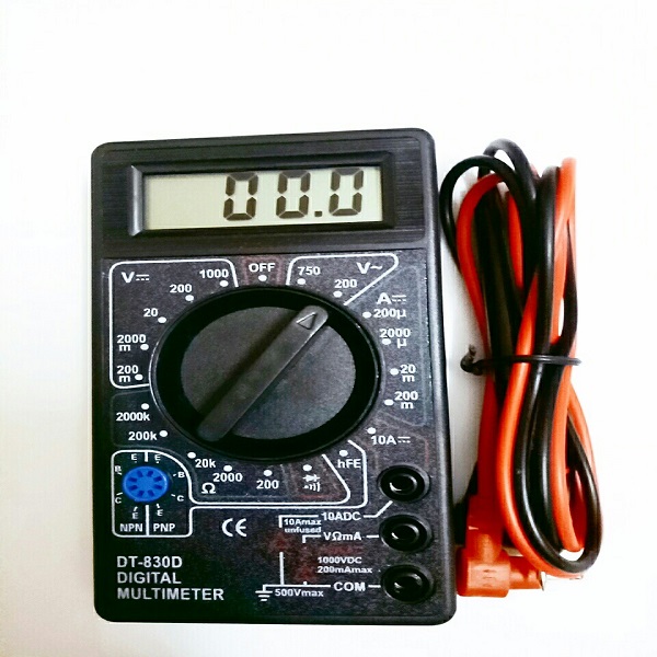 Đồng hồ đo VOM vạn năng điện tử DT-830D kèm bin