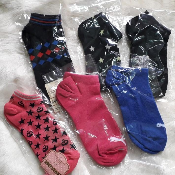 Tất nữ cổ ngắn nhiều màu  cotton ngăn mùi mồ hôi chân siêu thoáng