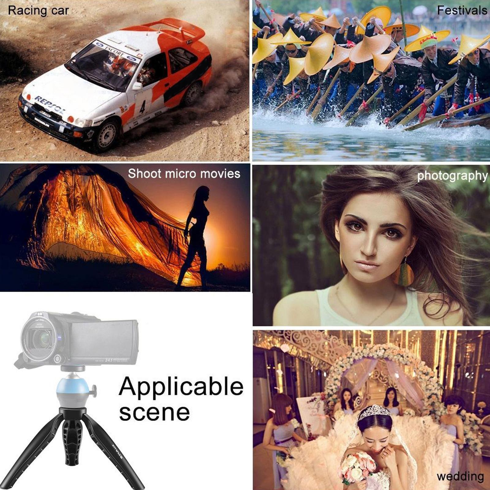 Mini Flexible Stability Adjustable Desktop Tripod for Digital Camera Working