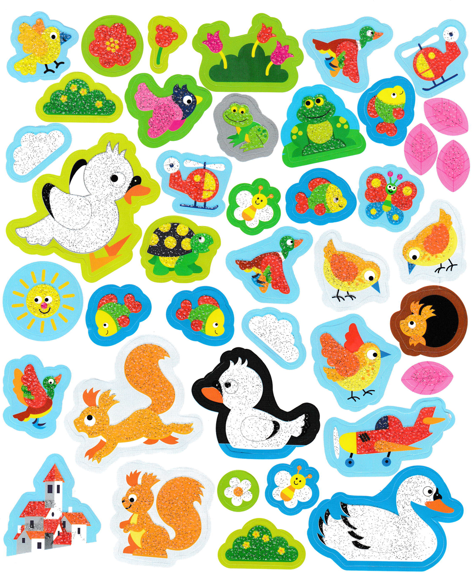 Shiny Stickers: Vịt Con Xấu Xí - Song Ngữ Anh - Việt