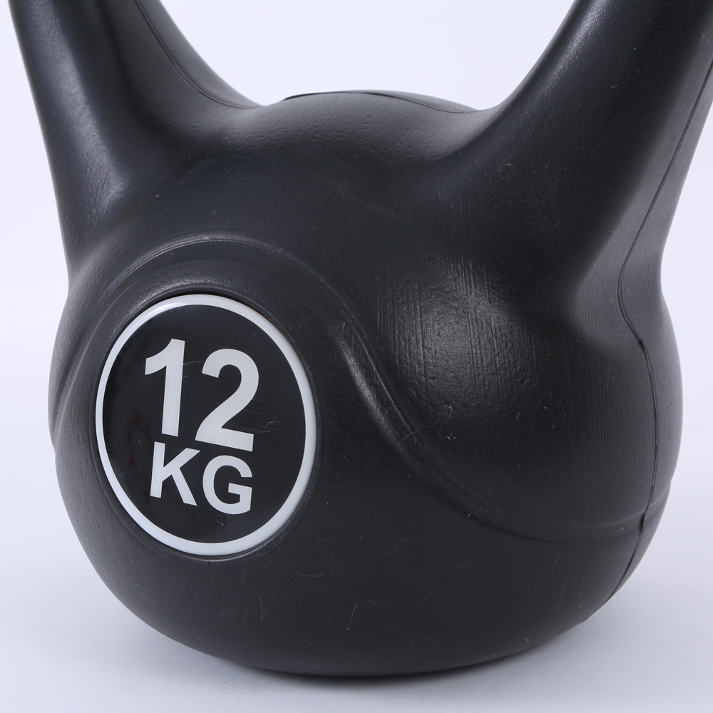 Tạ Bình Vôi tập gym 12kg, Tạ Ấm chất liệu nhựa PE bọc bê tông là dụng cụ lý tưởng cho các buổi luyện tập gym hiệu quả và thuận tiện ngay trong nhà
