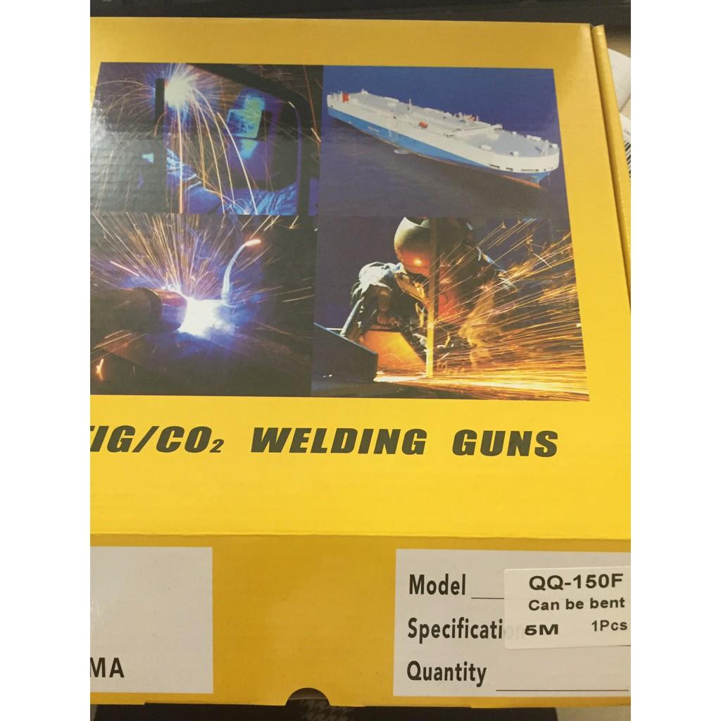 Mỏ hàn tig QQ150 dây chống cháy cán dẻo xoay vặn mọi góc độ