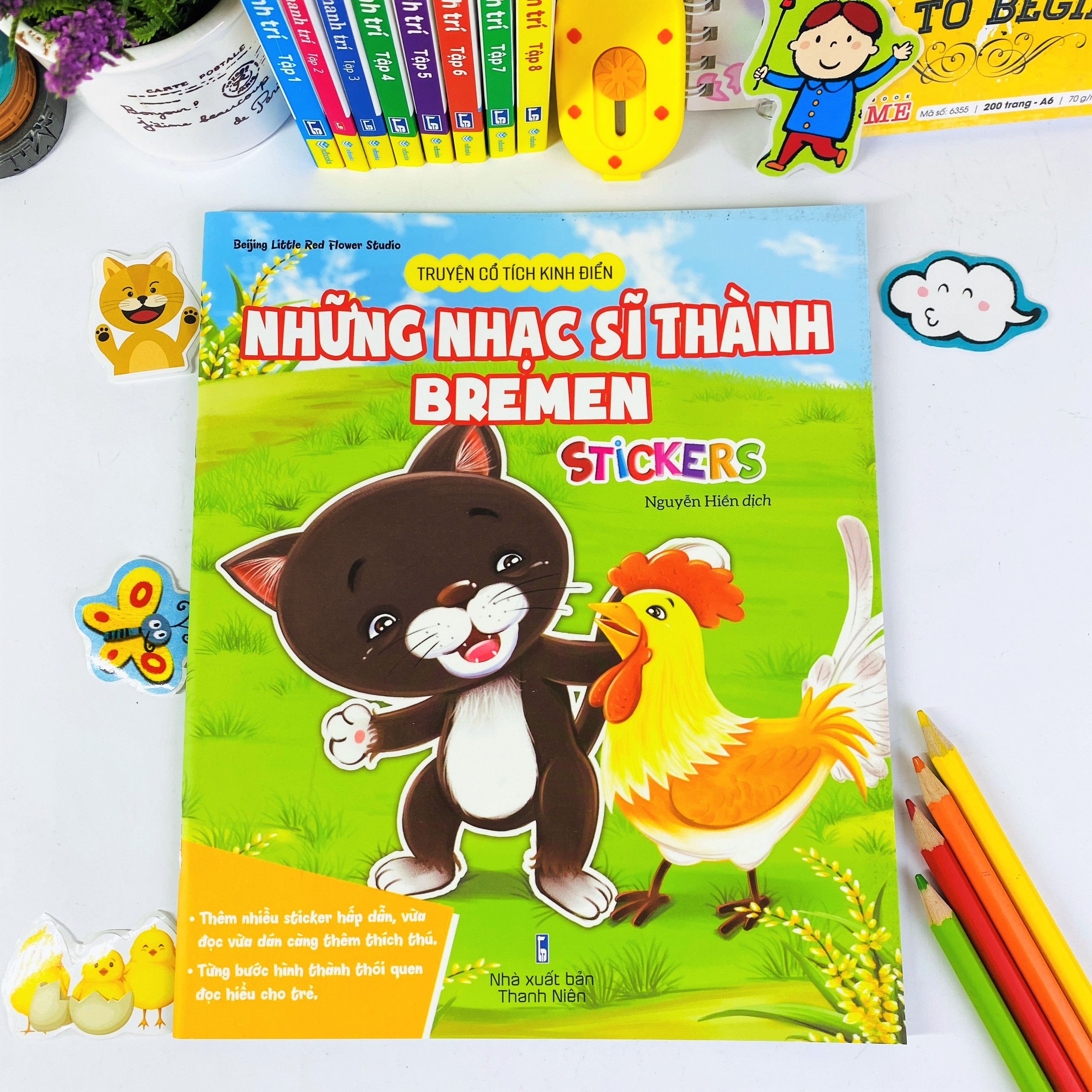 Truyện Tranh - Bộ 8 cuốn Truyện Cổ Tích Kinh Điển Stickers - Ndbooks