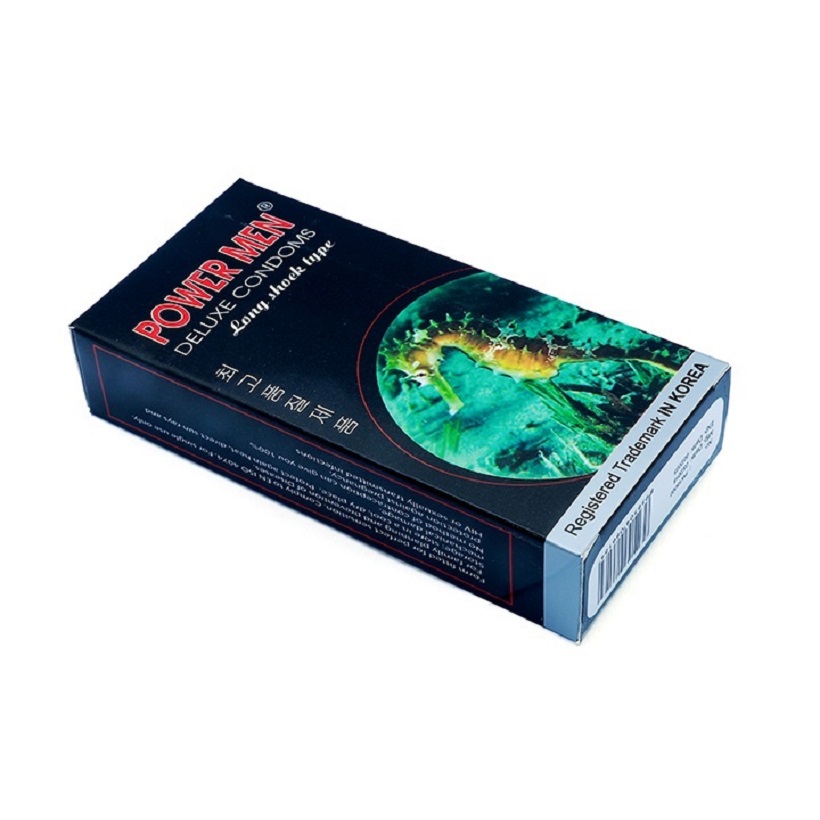 Bao Cao Su Powermen Cá Ngựa (Hộp 12 Cái)