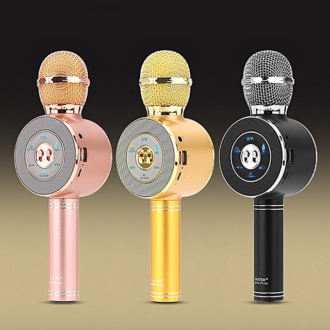 Micro hát karaoke WS668 kiêm loa bluetooth (ngẫu nhiên )