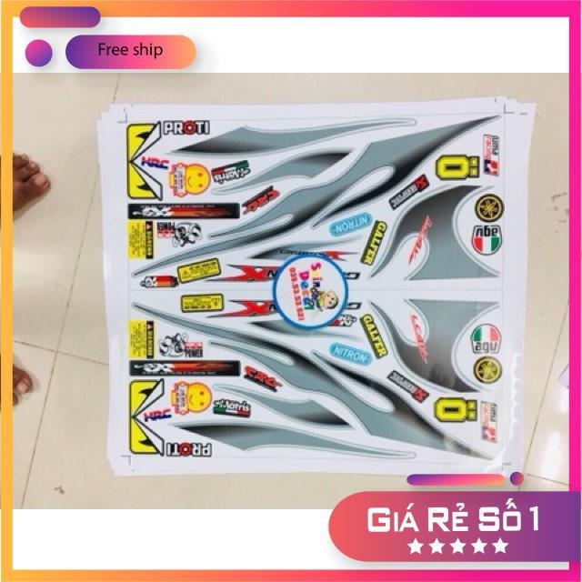 Tem rời ex 2010 lửa xanh bảo hành màu sắc vĩnh viễn