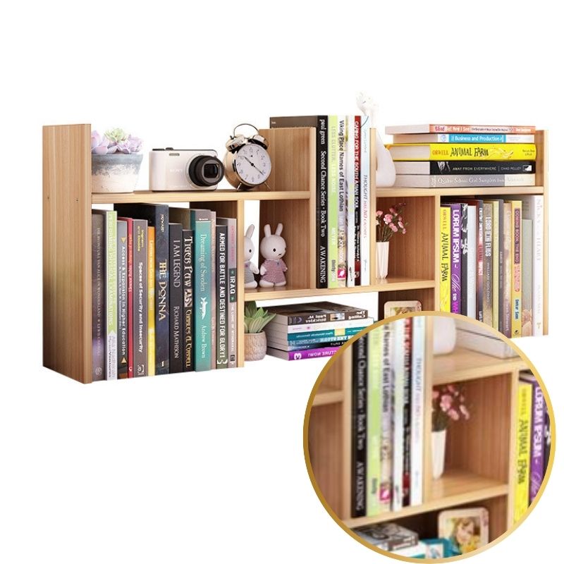Kệ Sách Để Bàn Gỗ MDF Nhỏ Gọn, Thiết Kế Đơn Giản, Dễ Lắp Ghép, Tuỳ Biến Kiểu Dáng Đa Dạng Thương Hiệu Gosashi-KSDB9THANH