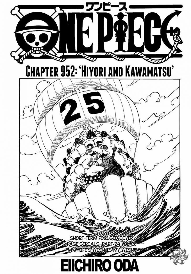 đảo hải tặc - one piece chapter 952 1