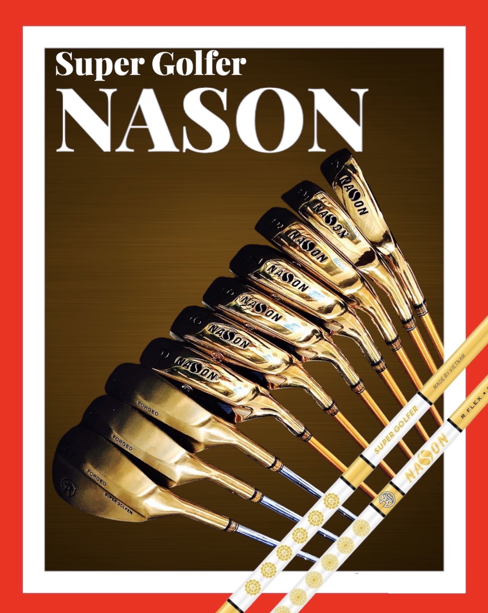 BỘ GẬY GOLF NAM PHONG THỦY Super SGS-01 | Nason