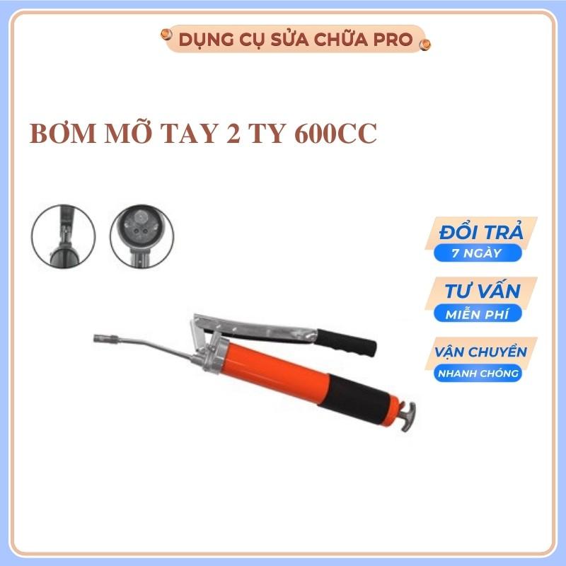 Bơm mỡ tay 2 ty 600cc