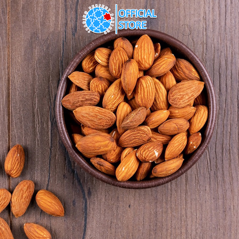 Hạt Hạnh Nhân Nướng Mộc Trading Perfect Partner túi 500g - Nhập khẩu từ Mỹ