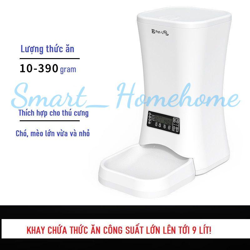 Máy cho mèo chó ăn tự động 11L, máy ăn tự động chó mèo thú cưng chăm sóc pet