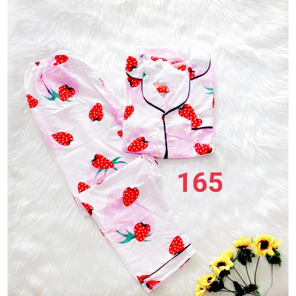 Bộ pijama kate thái loại 1 quần dài - ẢNH THẬT