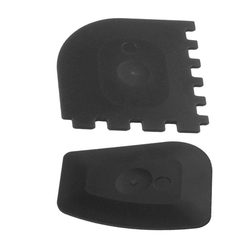 2pcs Grill Pan Scrapers Oil Scraper Cast Iron Skillets Frying Pan Cleaners Cast Iron Pot Anti-scratch Cleaning Spatula BBQ Tools