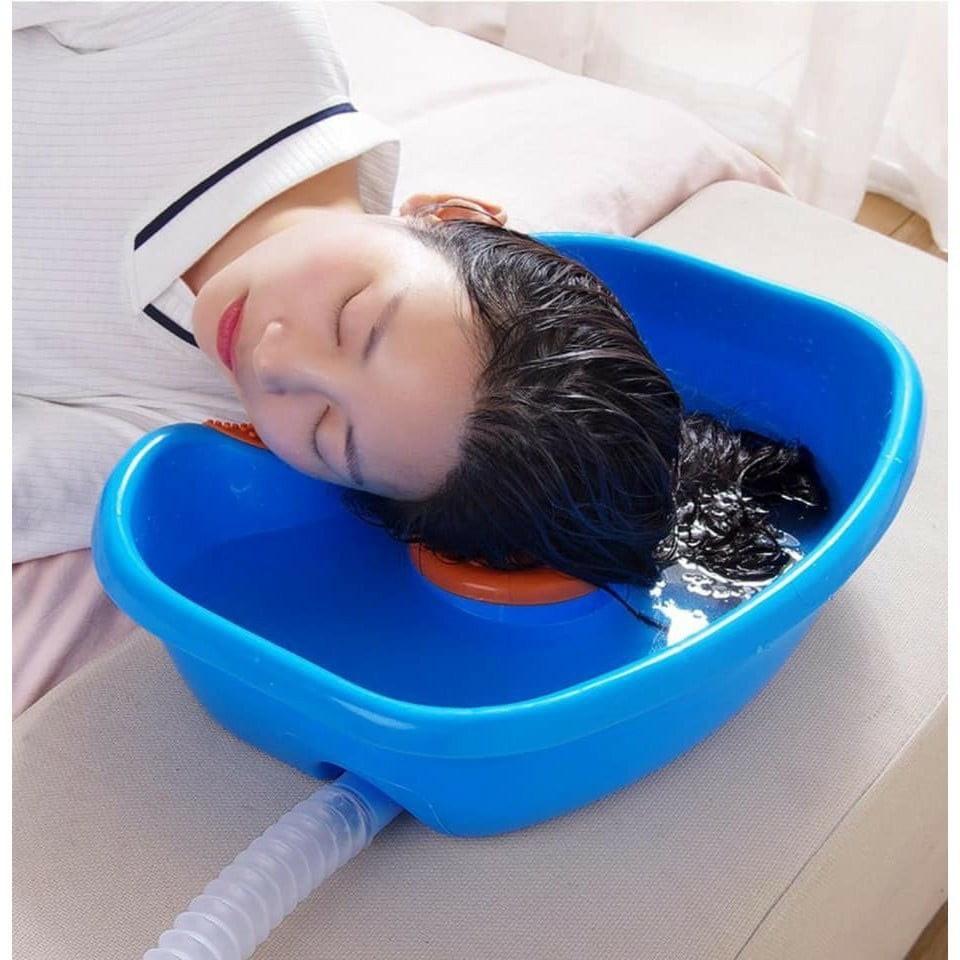 THAU GỘI ĐẦU/ CHẬU GỘI ĐẦU TẠI GIƯỜNG TẠI NHÀ DÙNG CHO TRẺ NHỎ MẸ BẦU PHỤ NỮ SAU SINH NGƯỜI GIÀ NGƯỜI BỆ