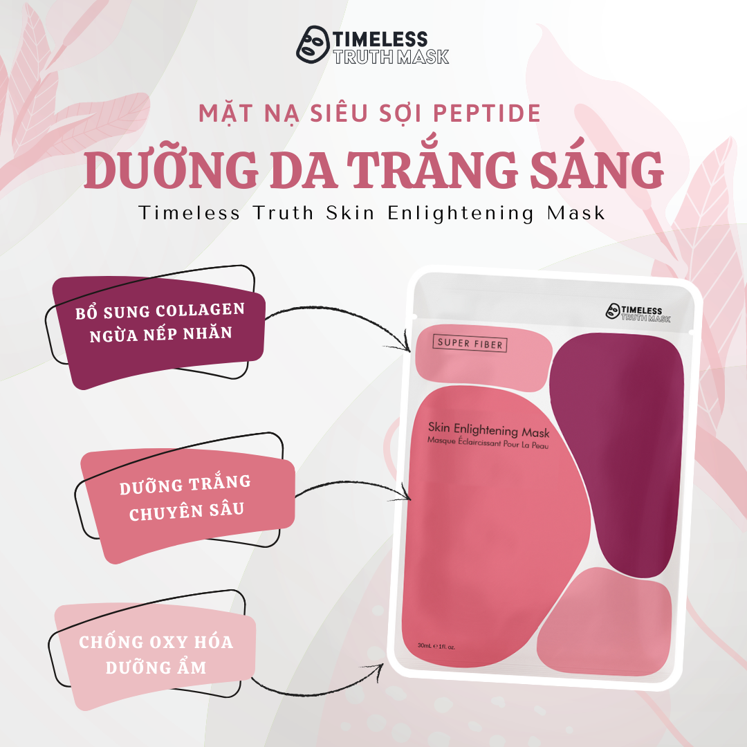 Mặt nạ siêu sợi Peptides căng mướt da Timeless Truth Mask (Hộp 5 Tấm x 30ml)