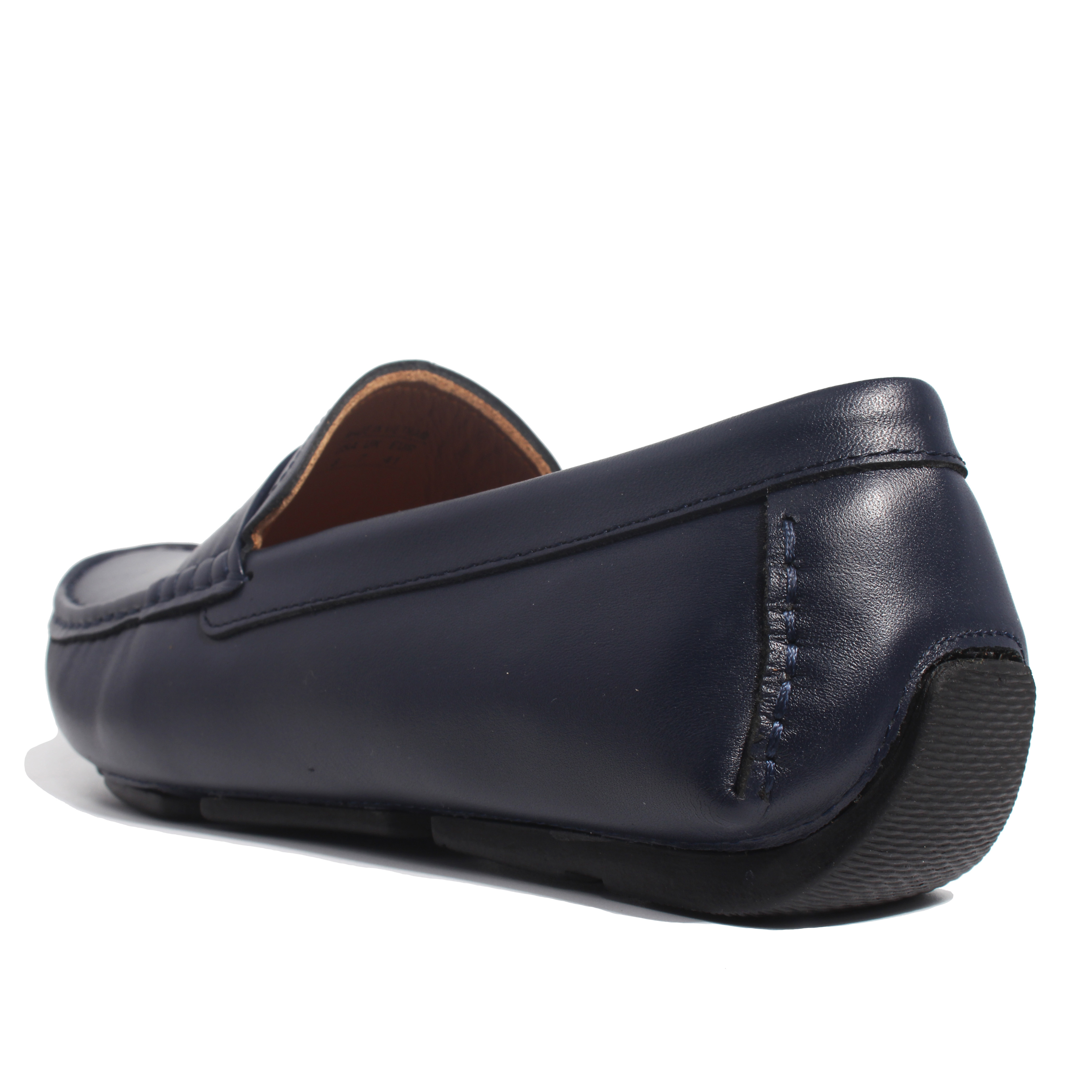 Giày MICHILUX Da Bò Thật Chính Hãng Penny Moccasin CIEMS Màu Xanh Navy