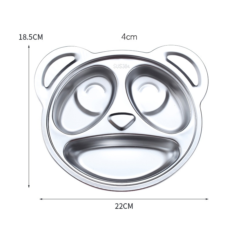 Khay cơm,khay ăn dặm cho các bé inox 304 cao cấp 100%