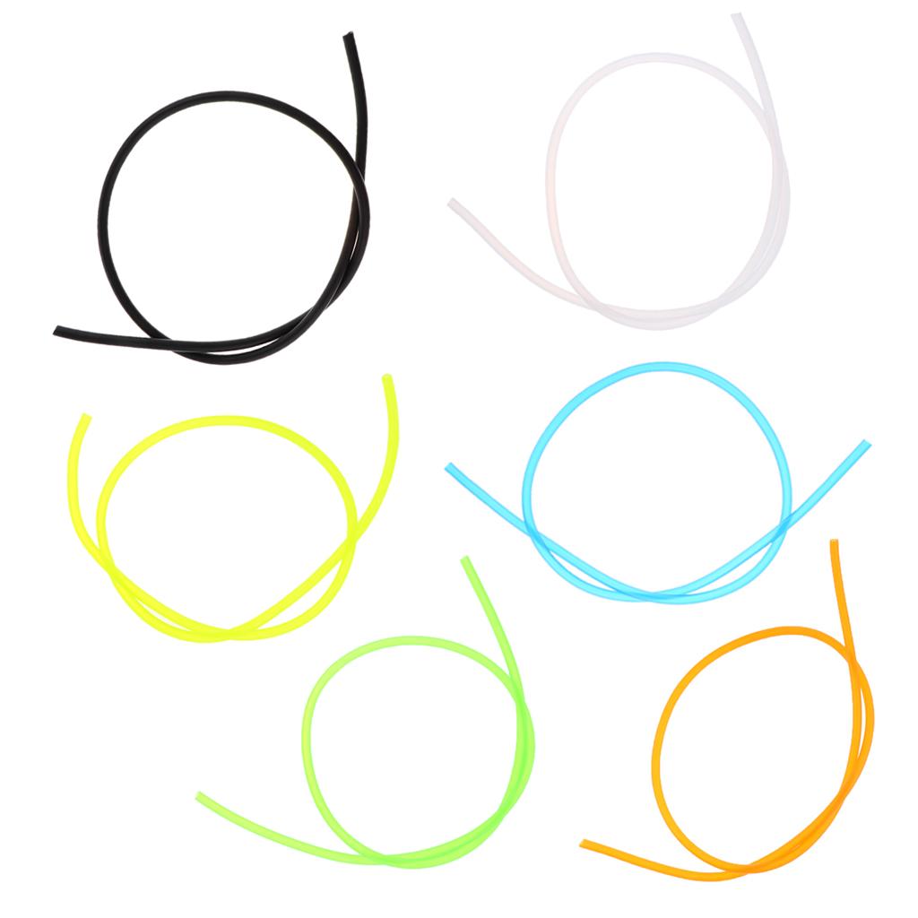 New 1M Motorcycle Fuel Oil Delivery Tube Hose Line Petrol Pipe Black