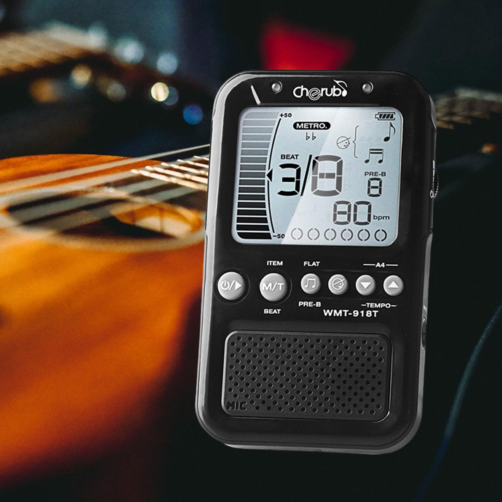 Metronome Tuner Guitar Piano Metronome for All Instruments Trumpet Chromatic