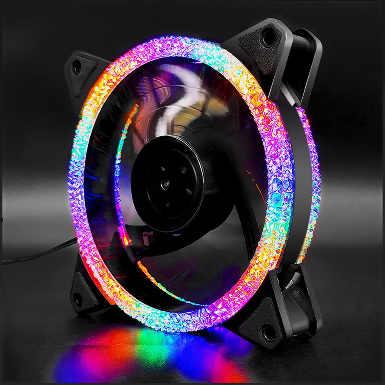 Computer  3/4 Pin Connector RGB LED Water  CPU Coolers for PC