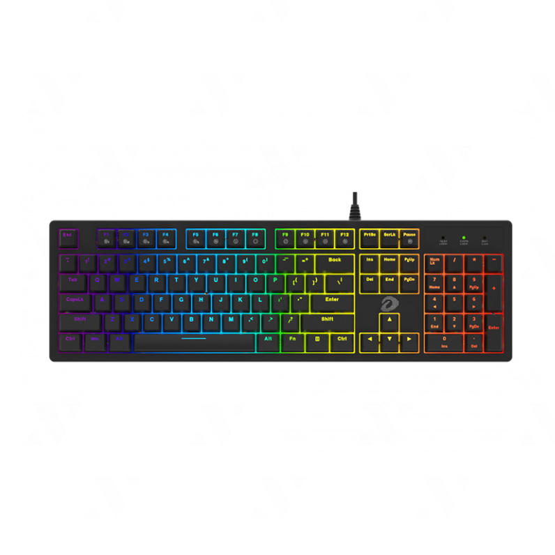 Bàn Phím Cơ Gaming DareU EK1280s V2 | 104Key | RGB Strip | Blue/Brown/Red D Switch - Hàng Chính Hãng