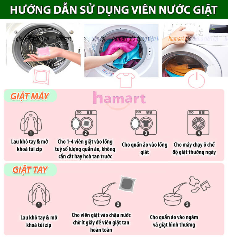 Túi 20 Viên Nước Giặt Quần Áo Heaven Dove 3 Trong 1 Hạt Giặt Xả Đồ Lưu Hương Thơm Đào Tiện Lợi