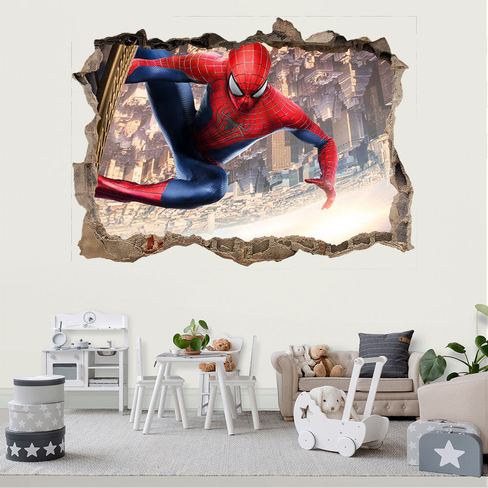 Decal Dán Tường Avengers Siêu Anh Hùng Người nhện - Decal Spider Man mẫu 8